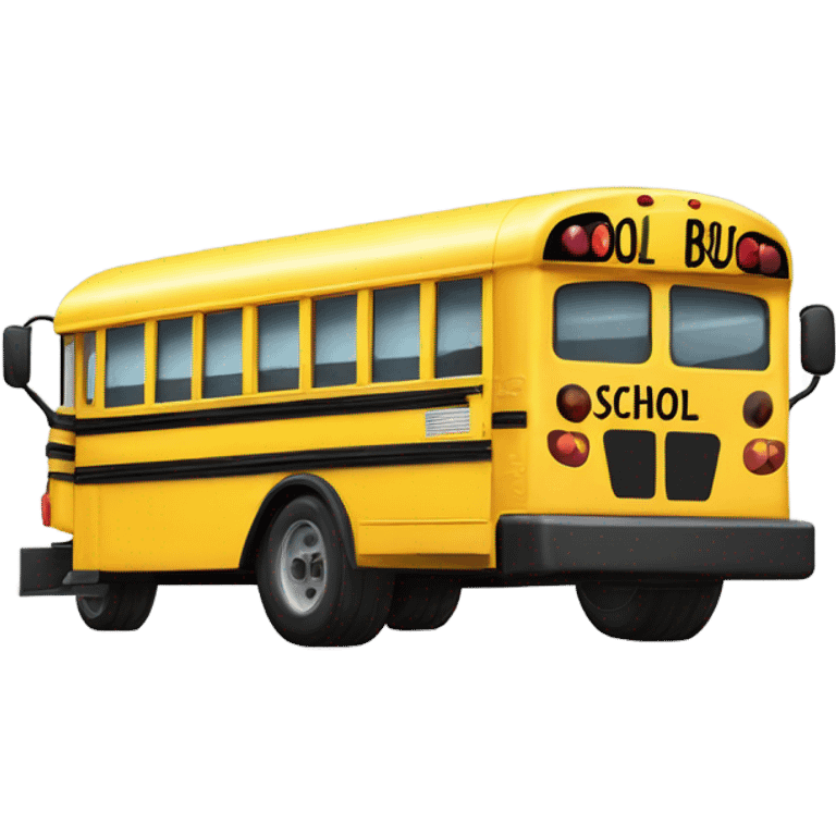 School bus emoji