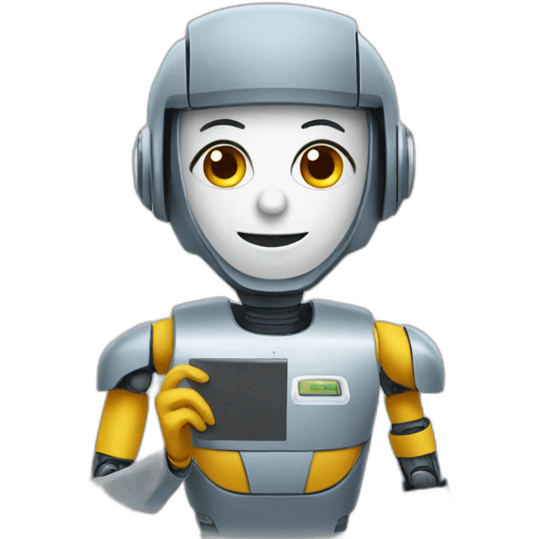 robot cashier emoji