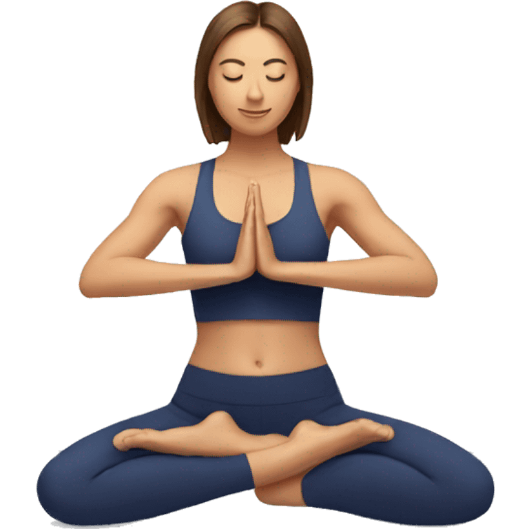 yoga triangle emoji