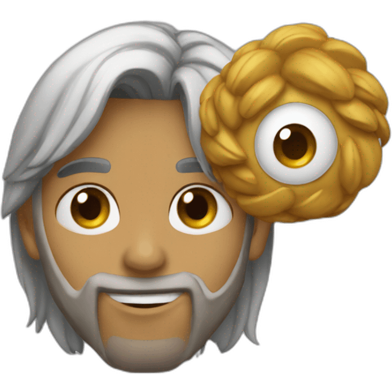 Coração e uma mão emoji