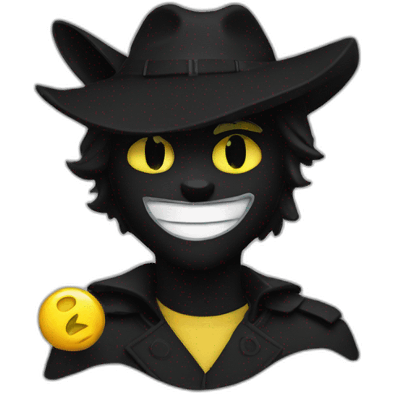 Chat noir emoji