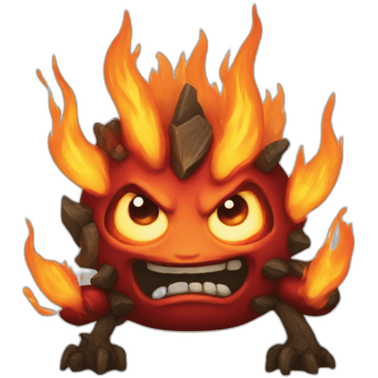 Fire elemental emoji