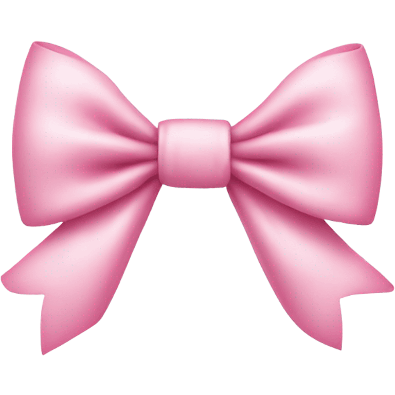 Bow cute pink white emoji