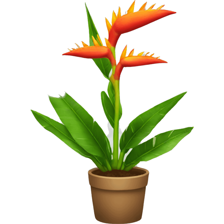 Heliconia plant emoji