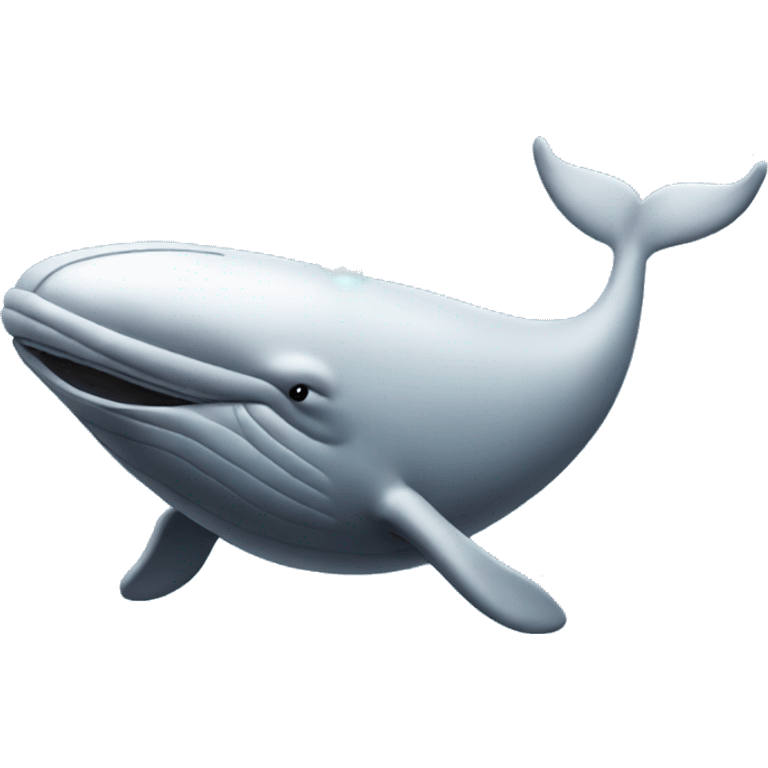 Whale farting emoji