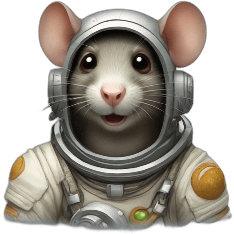 astronaut Skaven rat emoji