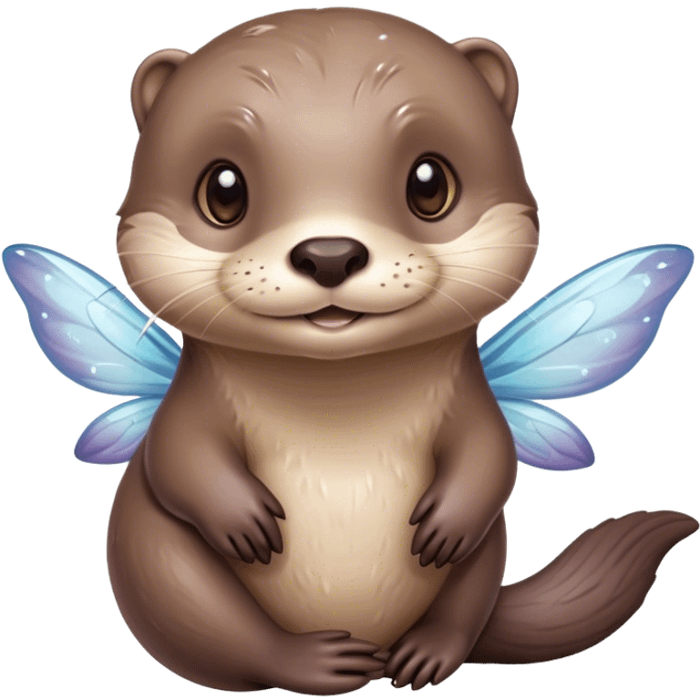 Otter that is a fairy  emoji