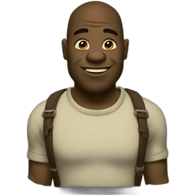 black-shrek emoji