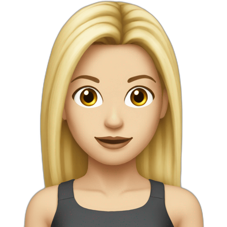 Young Sandra Bullock with blonde hair emoji