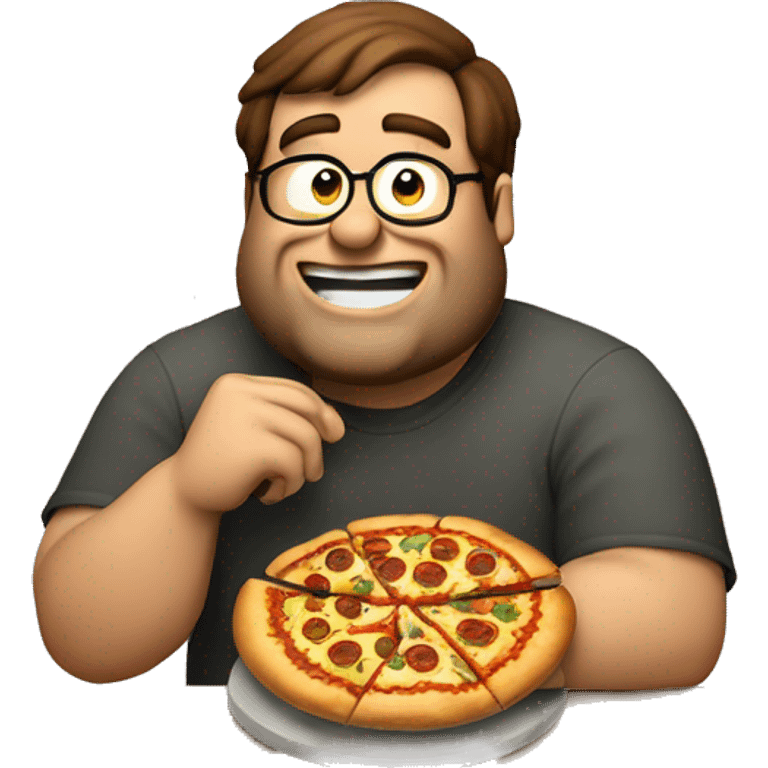 Peter griffen eating pizza emoji