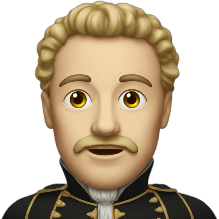 man with a large Habsburg jaw emoji