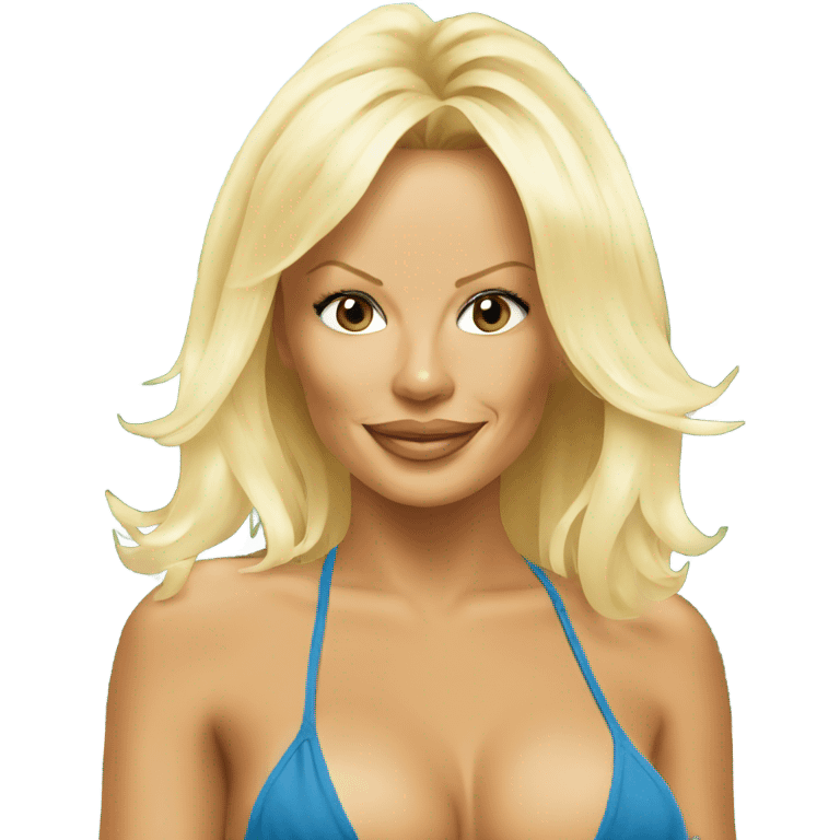 Pamela Anderson in a bikini  emoji