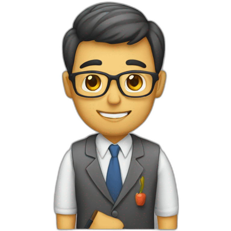 teacher men emoji