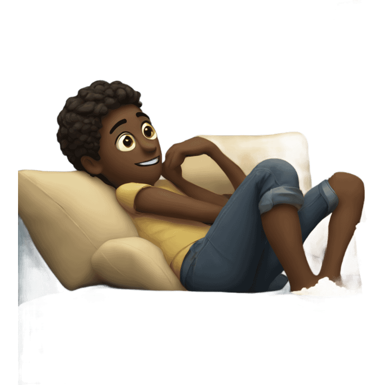 Relaxing watching a movie emoji