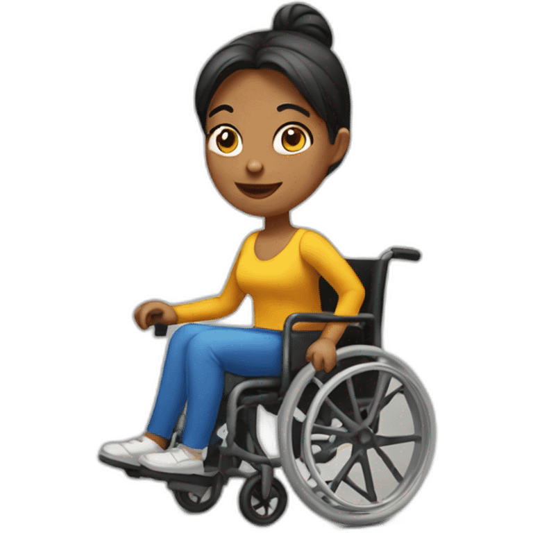 wheelchair woman emoji