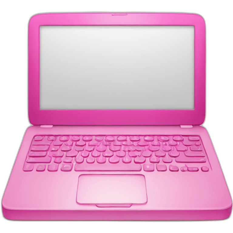 pink laptop emoji