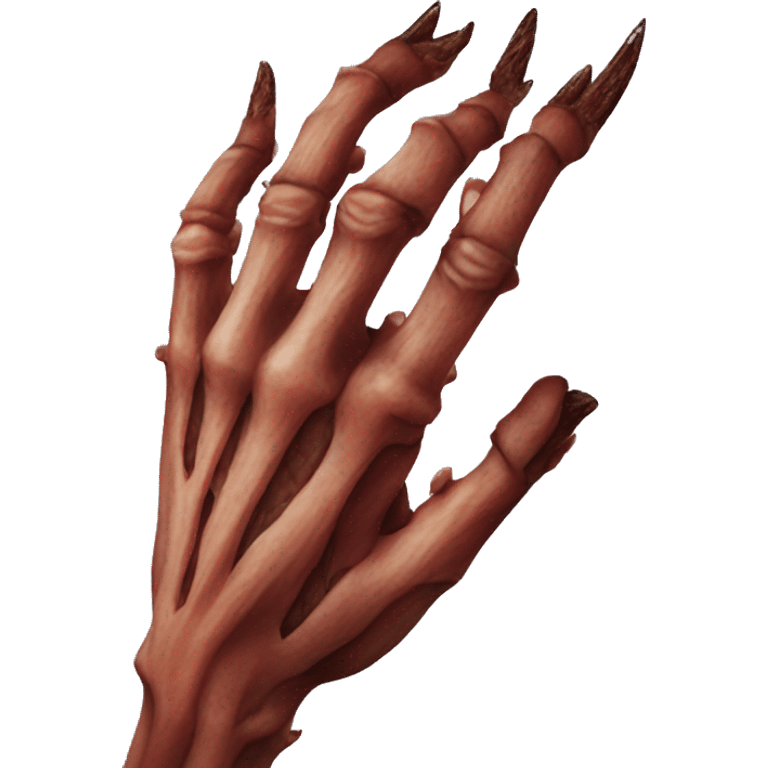 Freddy Krueger hand  emoji