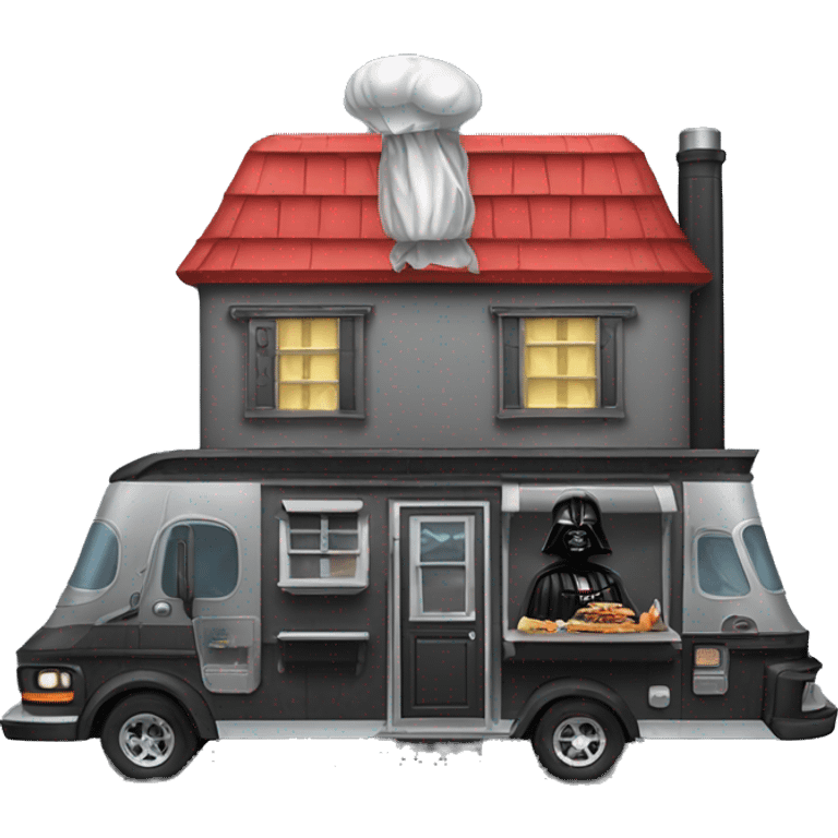 Darth Vader’s dream house and food truck  emoji