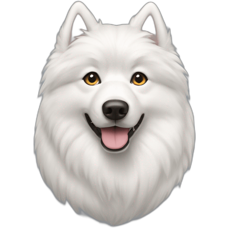 Samoyedo blanco emoji