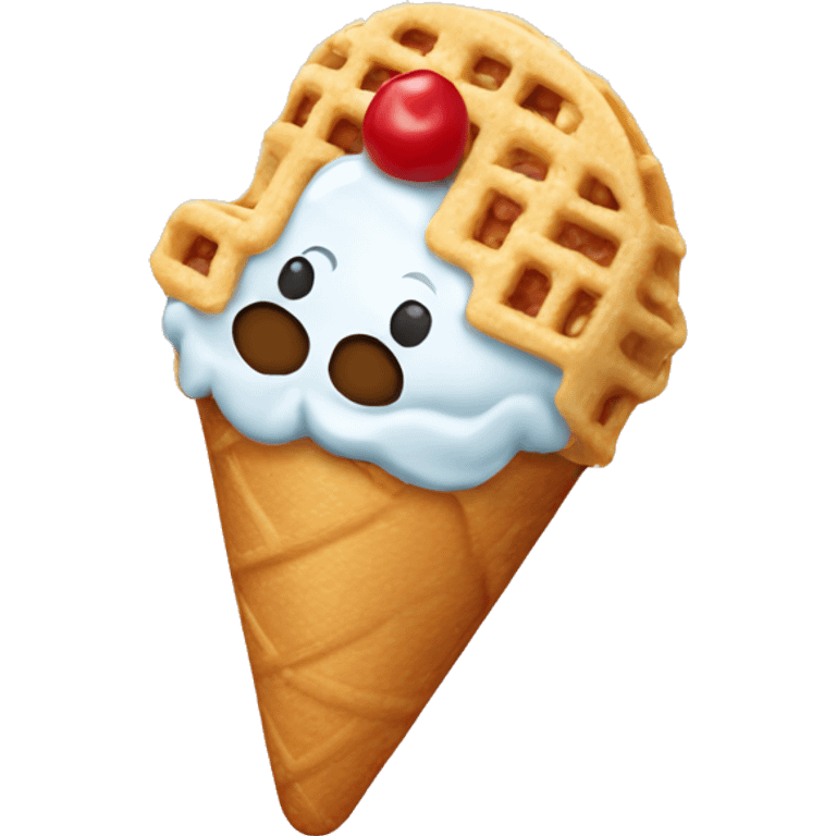 Ice cream taco  emoji