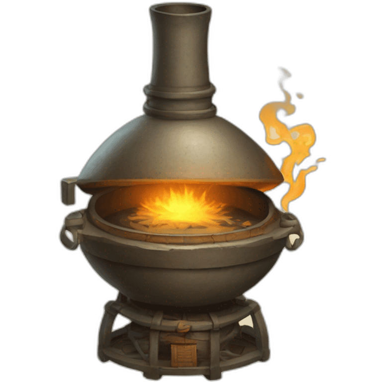 Chinese alchemy furnace emoji