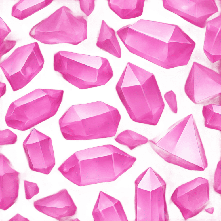 Pink crystals in a small zip bag emoji