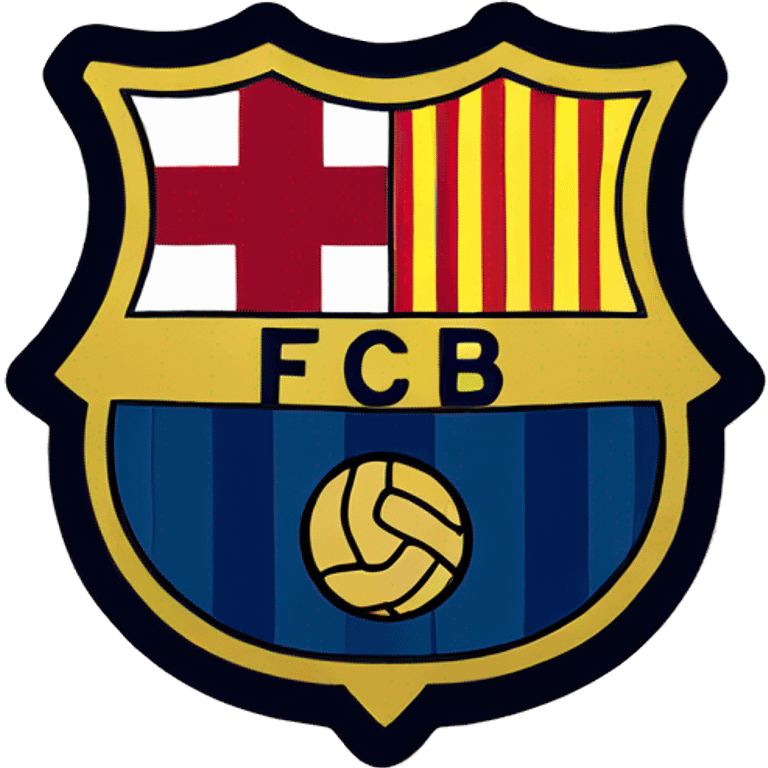 Fc Barcelona logo emoji