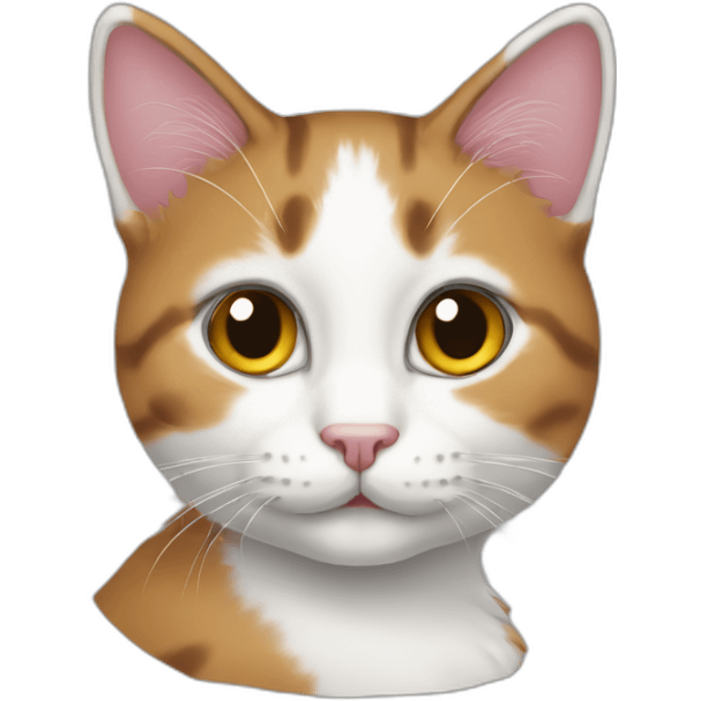 Kitty tricolor emoji