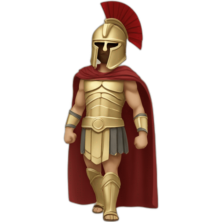 spartan figth with athenian emoji