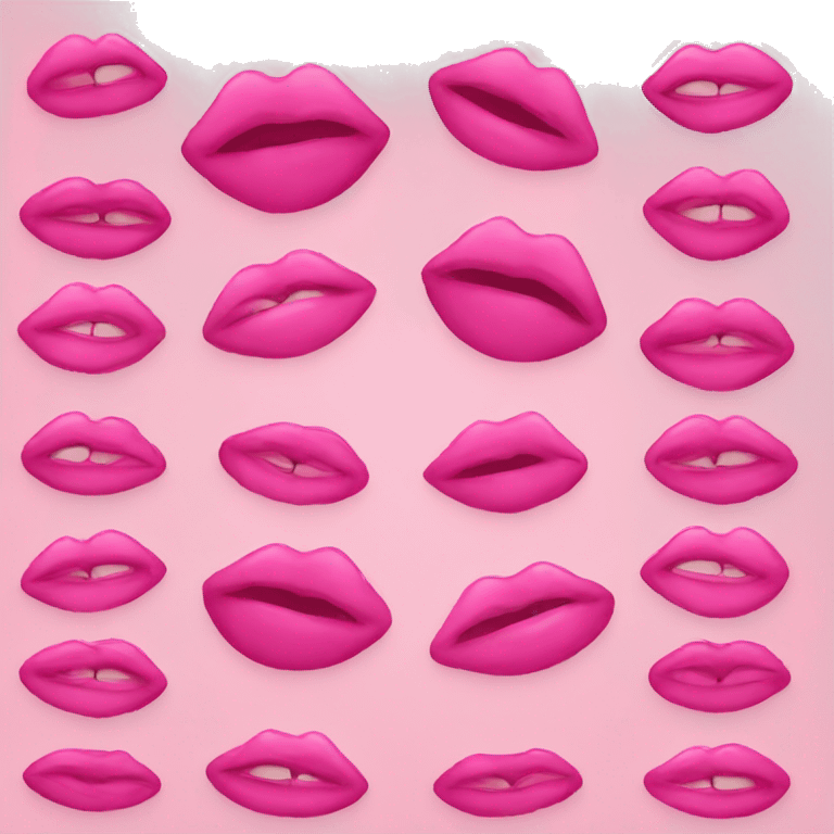 Pink kiss  emoji