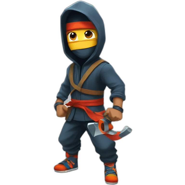 Subway surfers ninja emoji