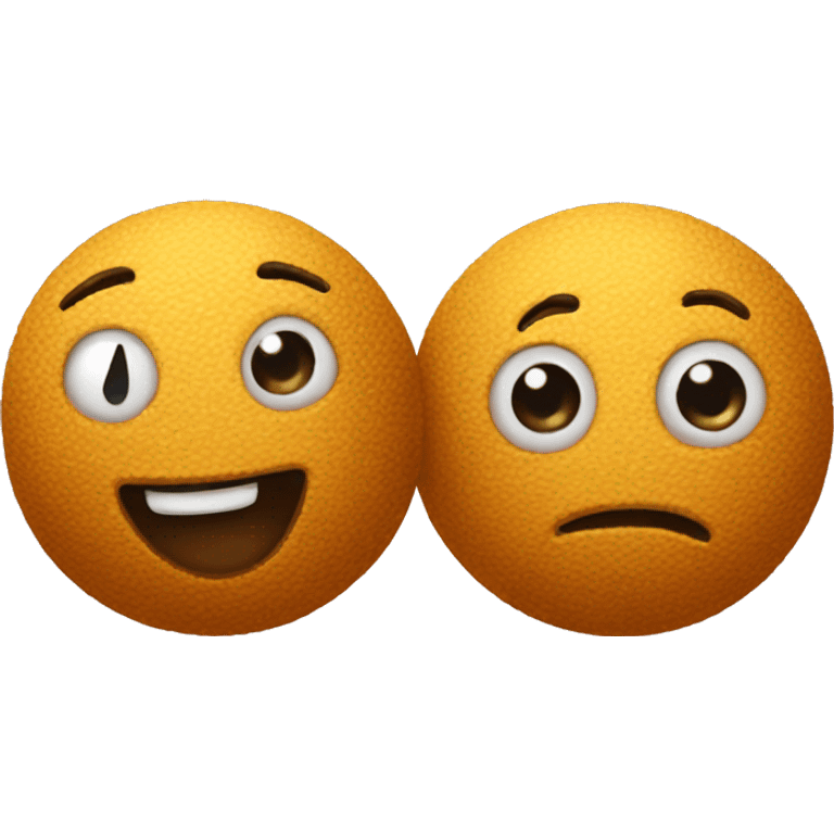 two balls emoji