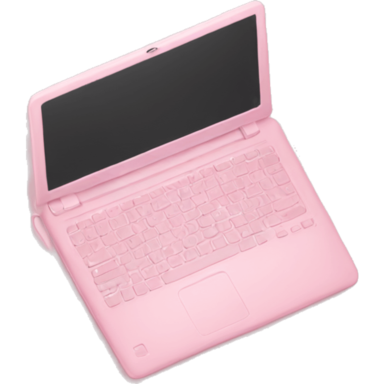 Soft Pink laptop 🩷 emoji