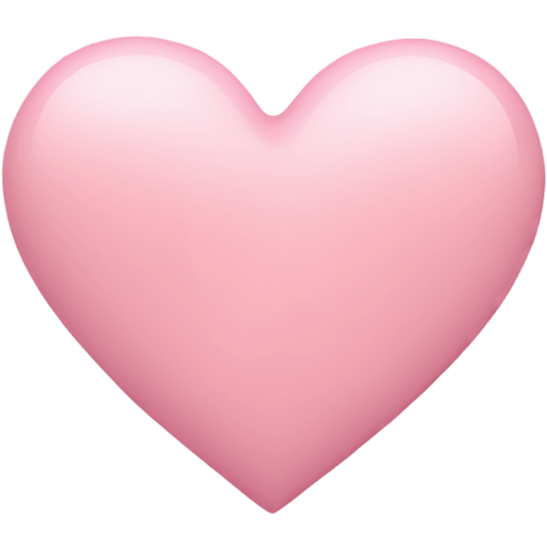 pastel pink heart emoji