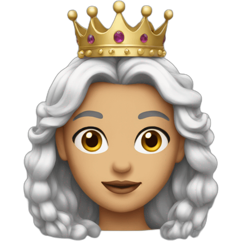 Queen girl emoji