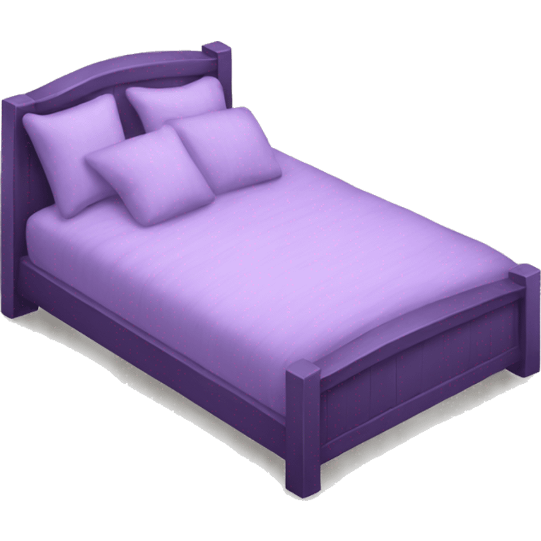 Purple bed emoji