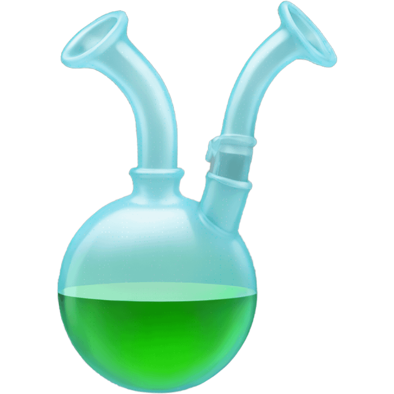 A simple glass bong  emoji