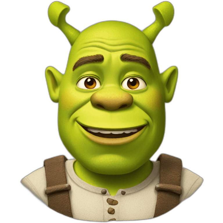 Shrek with ears emoji