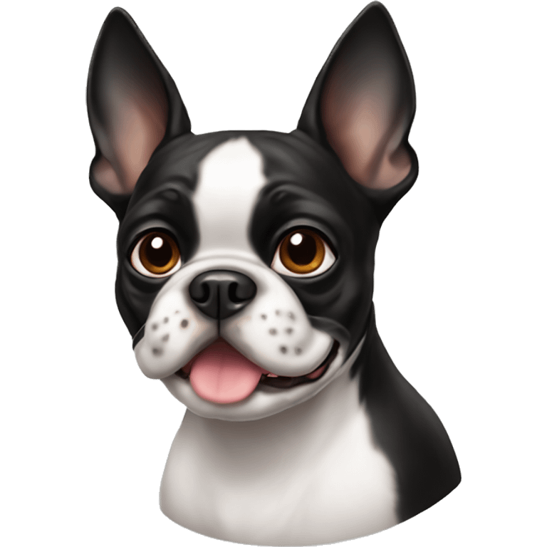 Boston terrier a dog emoji