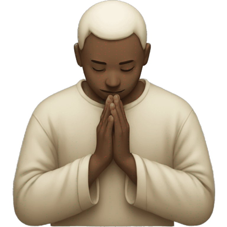 a person praying and giving to the poor emoji