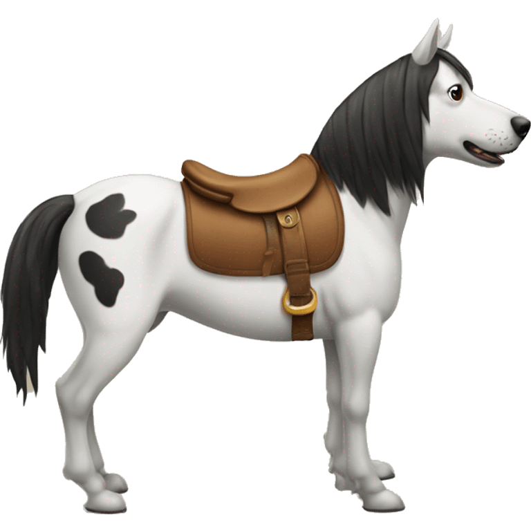 dog on a horse  emoji