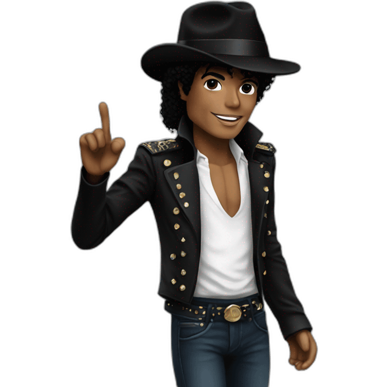 michael jackson black emoji