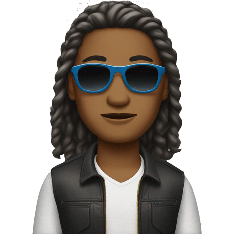 Bitmoji with sunglasses  emoji