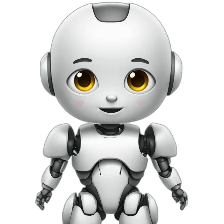 Baby robot emoji