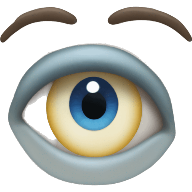 Emoji blue eye  emoji