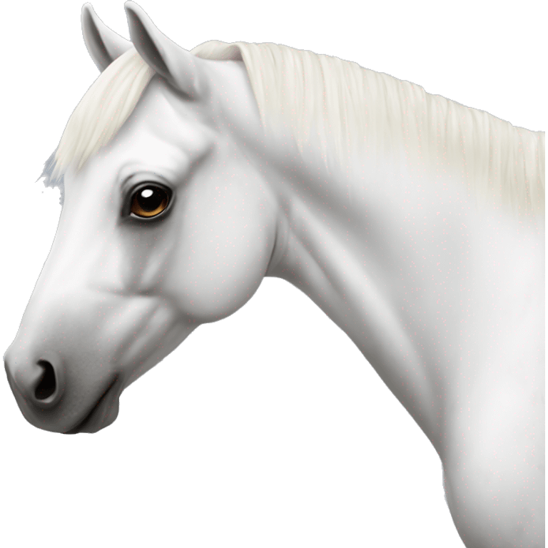 White appaloosa horse emoji