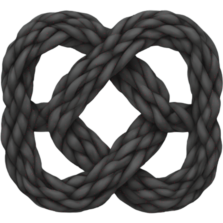 Figure 8 knot emoji