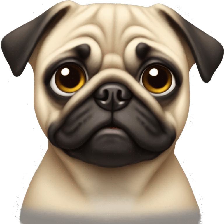 Um pug emoji