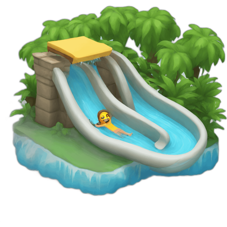 Water slide emoji