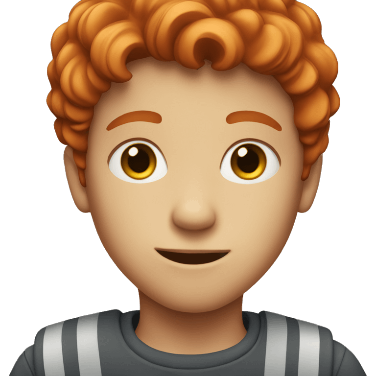 red-haired boy emoji